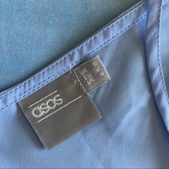 ASOS Semi Sheer One Shoulder Blouse - Picture 7 of 8